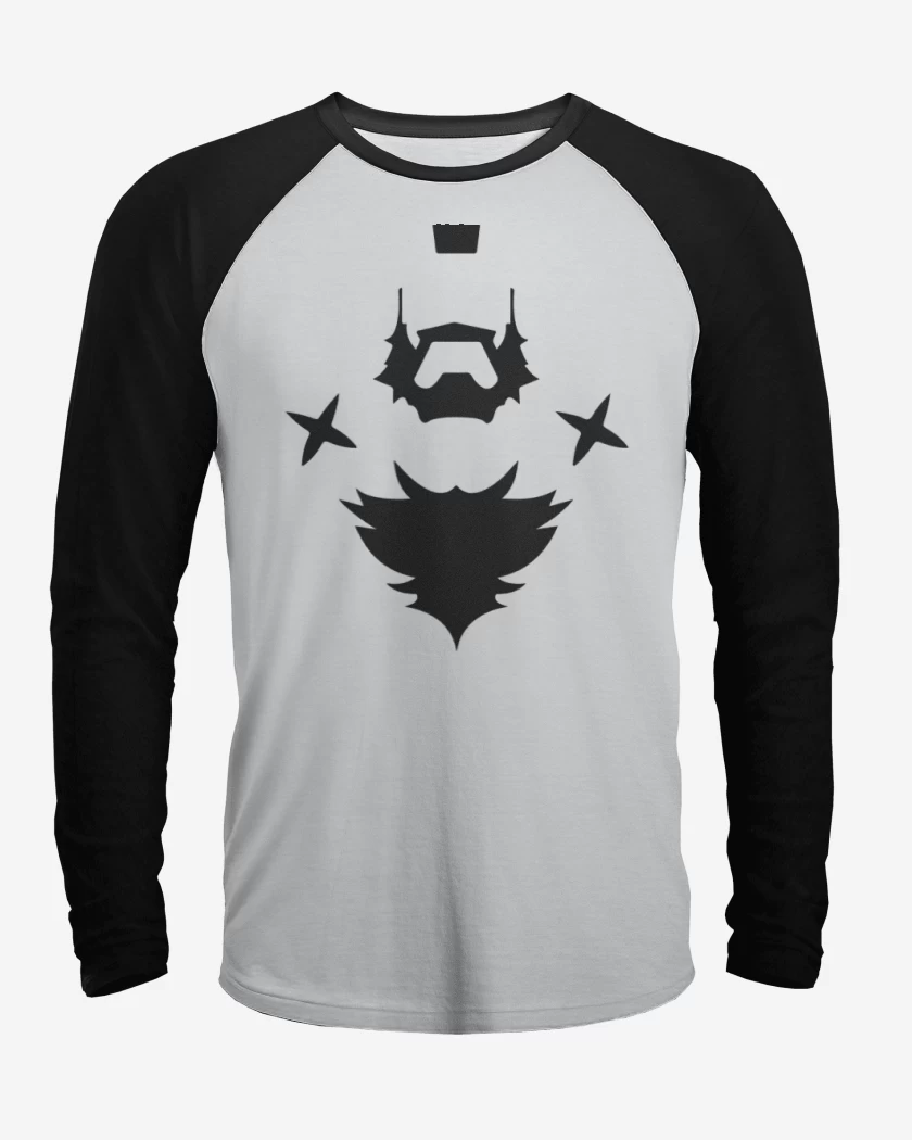 Polera Raglan Blanco / Negro de Zangief