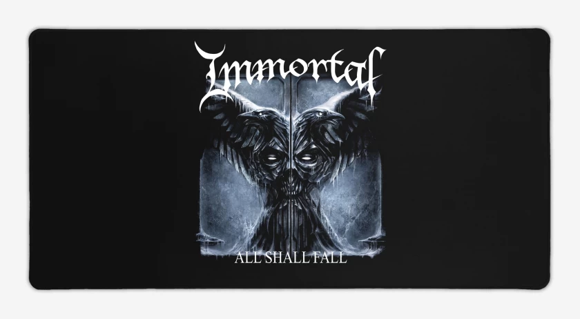 Mouse pad Gamer Negro de Immortal All Shall Fall