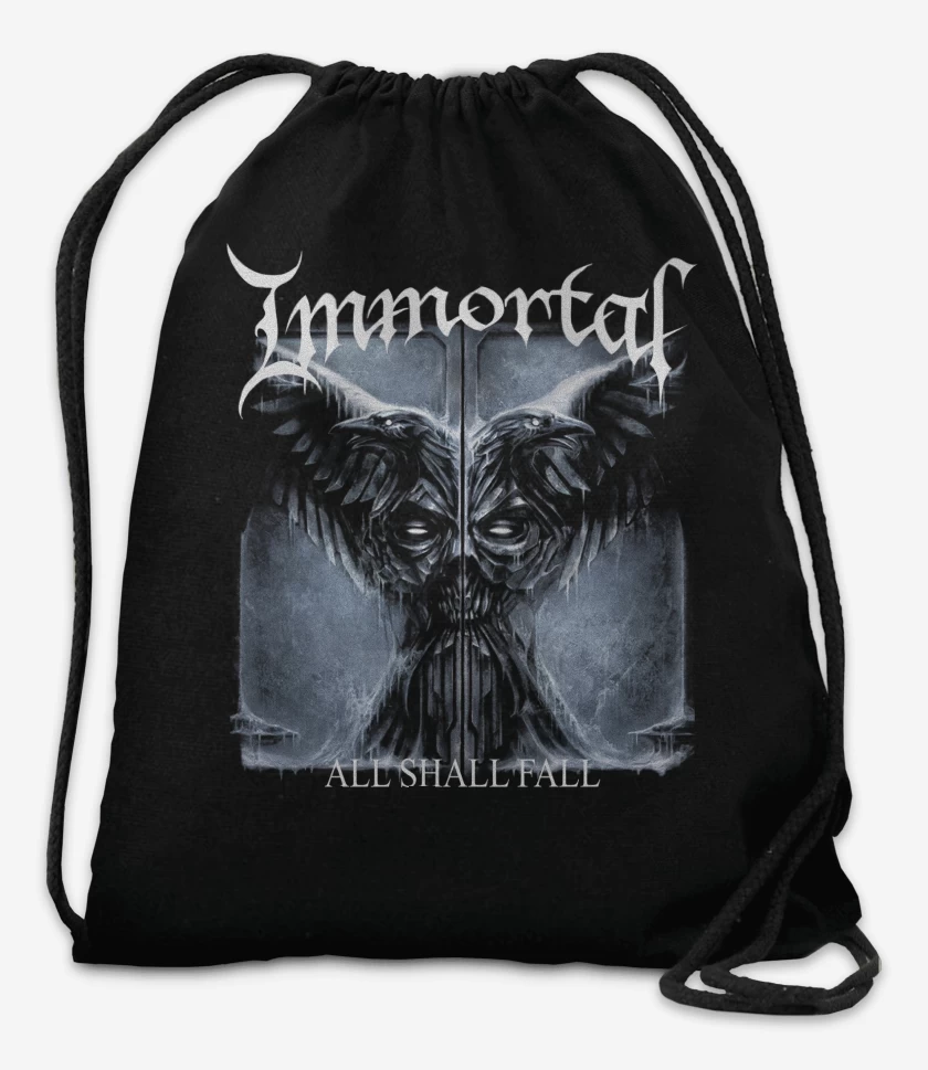 Mochila Negro de Immortal All Shall Fall
