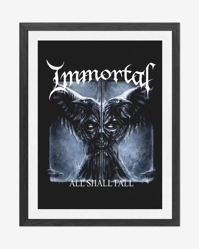 Cuadro decorativo Negro de Immortal All Shall Fall