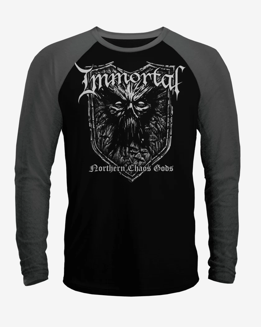 Polera Raglan Immortal Northern Chaos Gods