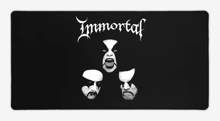Mouse pad Gamer Negro de Immortal Caras
