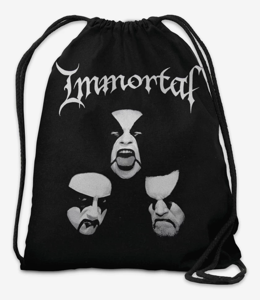Mochila Negro de Immortal Caras