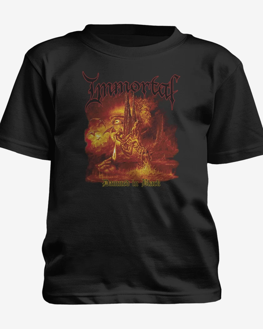 Polera de niño Immortal Damned in Black
