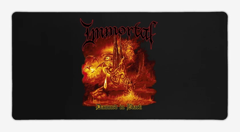 Mouse pad Gamer Immortal Damned in Black