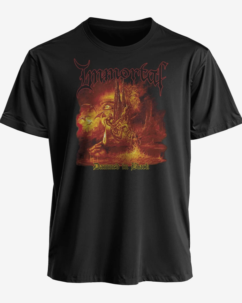 Polera Immortal Damned in Black