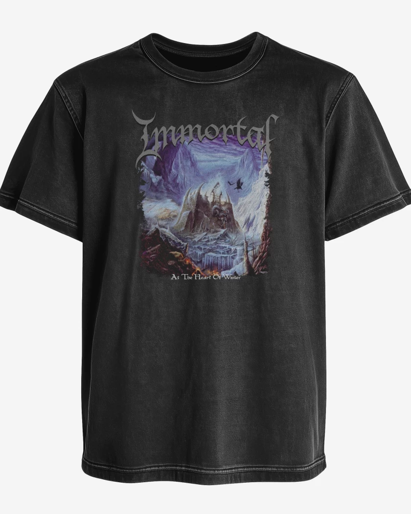 Polera desgastada Immortal At The Heart of Winter