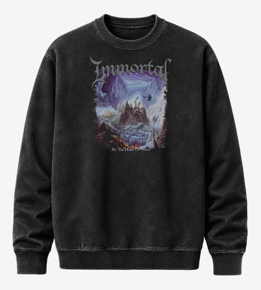 Poleron Polo Acid Wash Immortal At The Heart of Winter