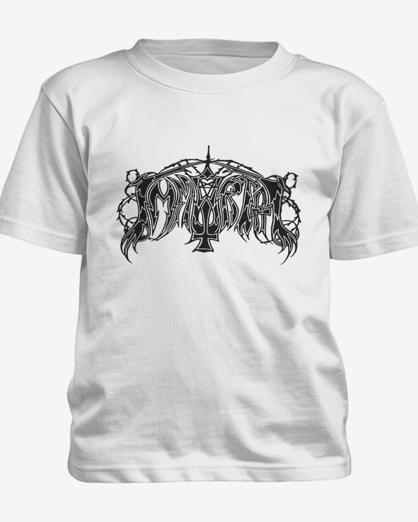 Polera de niño Blanco de Immortal Logo I N