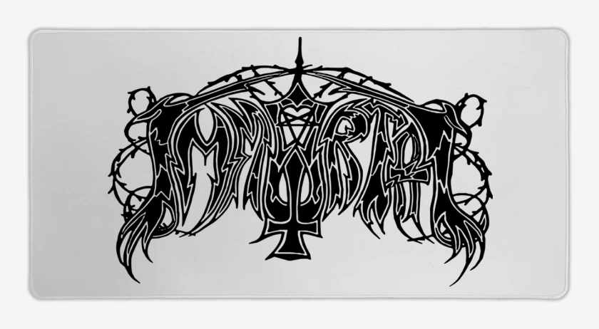 Mouse pad Gamer Blanco de Immortal Logo I N