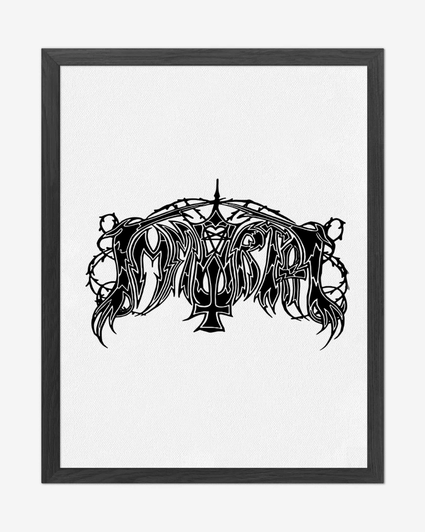 Cuadro decorativo Immortal Logo I N