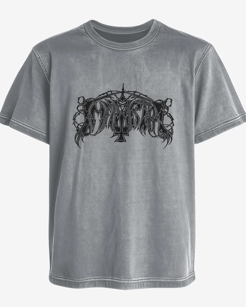 Polera desgastada Immortal Logo I N