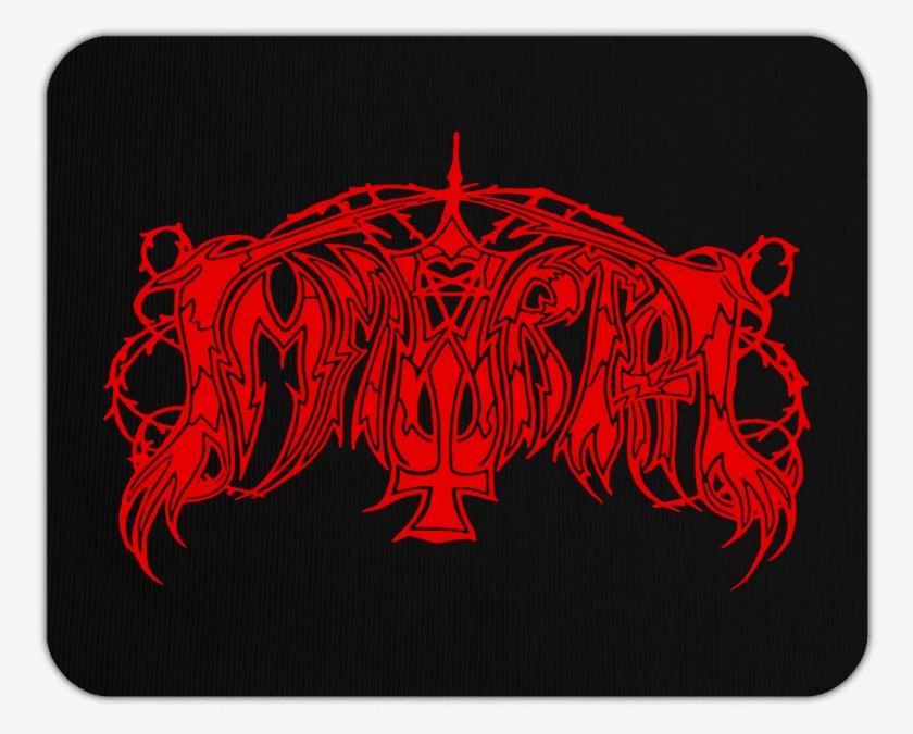 Mousepad Immortal Logo Rojo