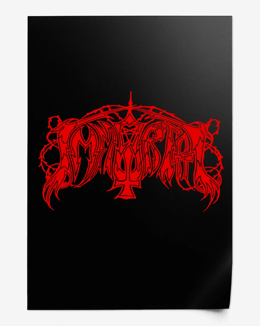 Print Immortal Logo Rojo