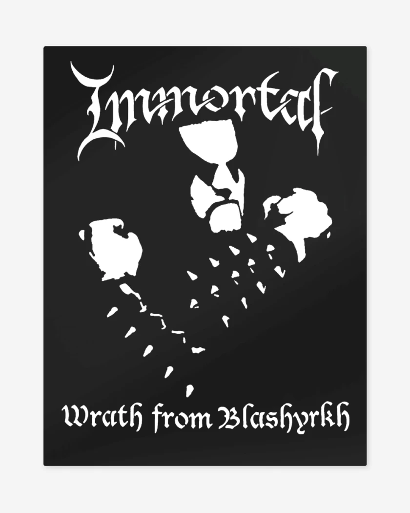 Print metalico Negro de Immorta Wrath From Blashyrkh