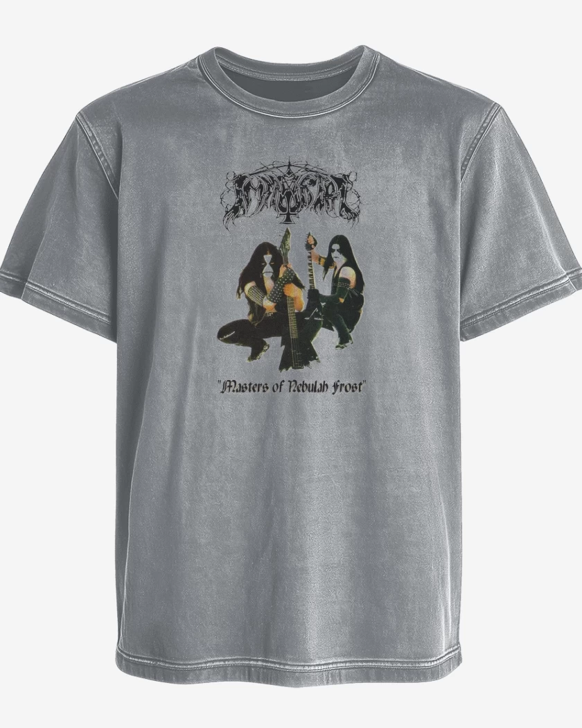 Polera desgastada Immortal Master of Nebulah Frost