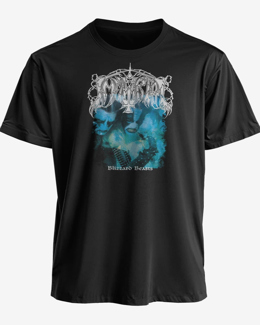 Polera premium Negro de Immortal Blizzard Beast