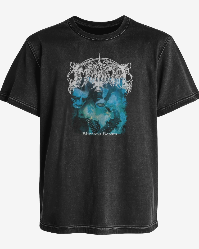 Polera desgastada Immortal Blizzard Beast