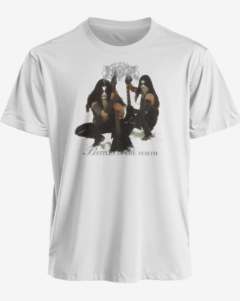 Polera premium Blanco de Immortal Battles in the North