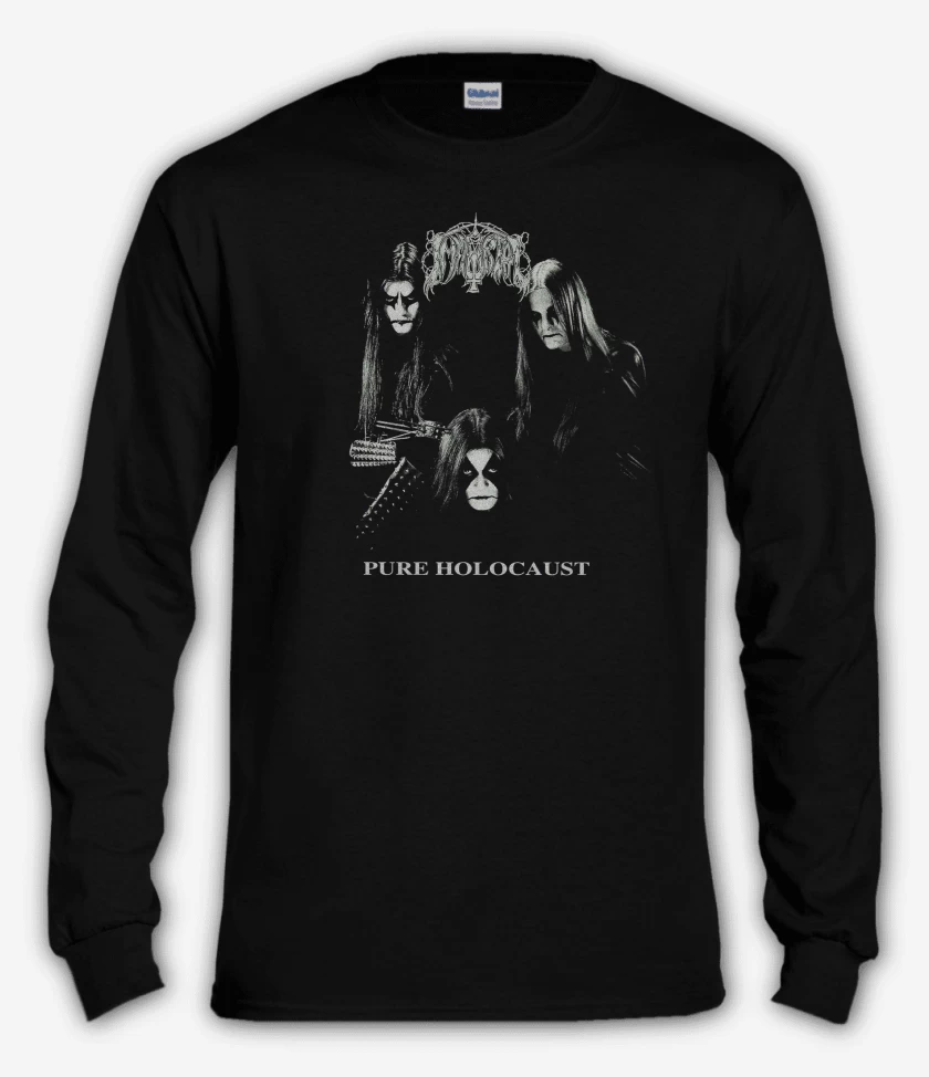 Polera manga larga Negro de Immortal Pure