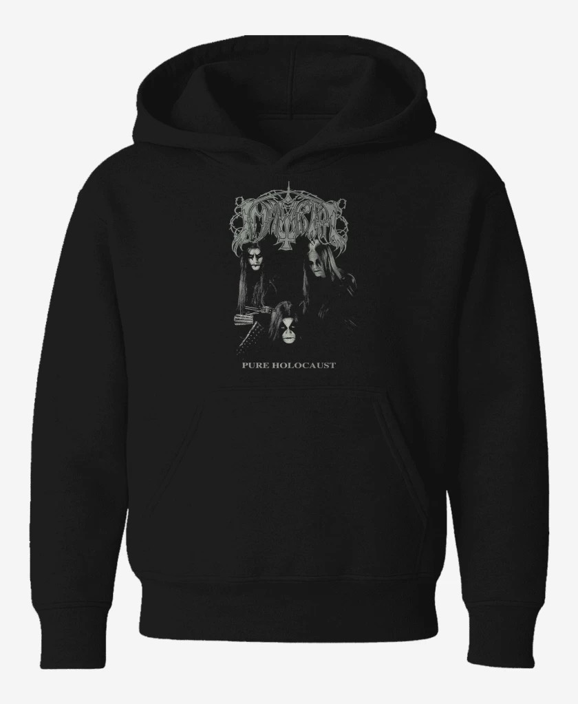 Poleron de niño Negro de Immortal Pure Holocaust