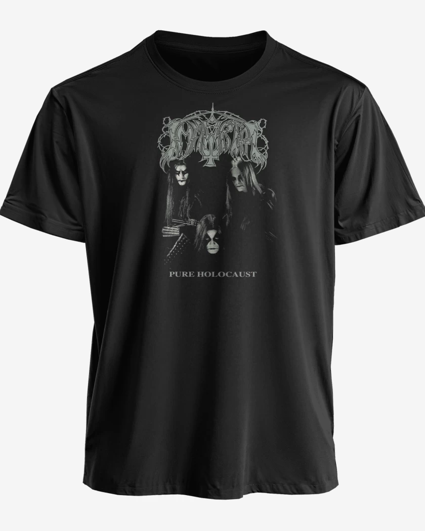 Polera premium Negro de Immortal Pure Holocaust