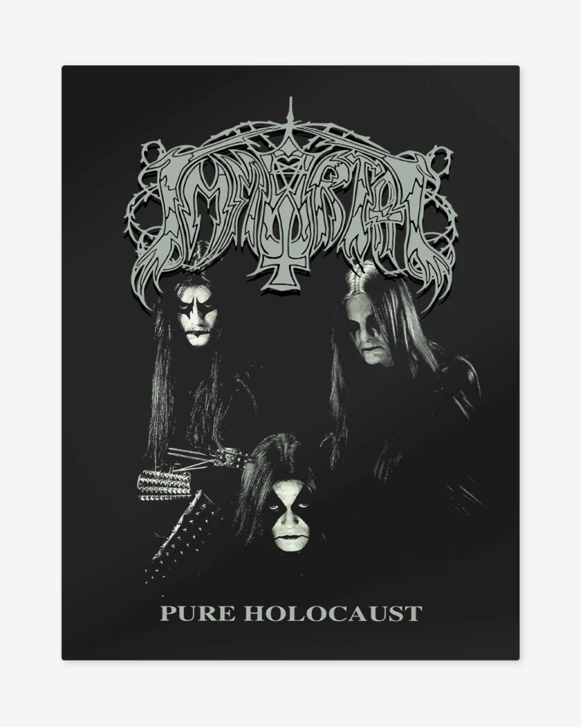 Print metalico Negro de Immortal Pure Holocaust