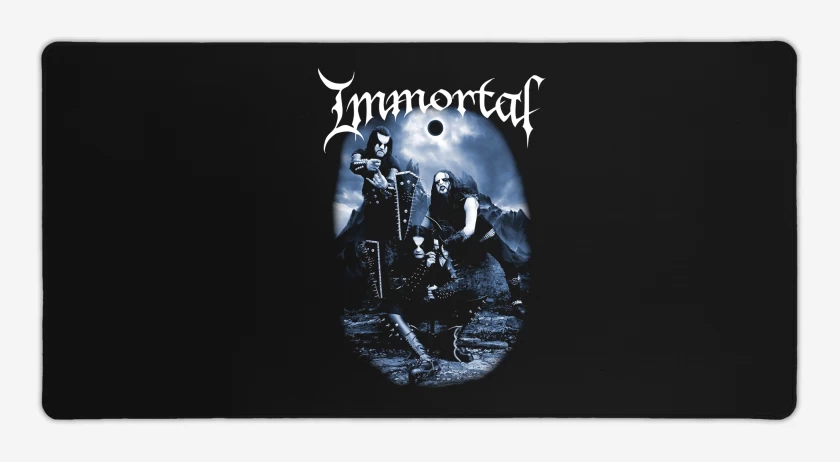Mouse pad Gamer Negro de Immortal Band