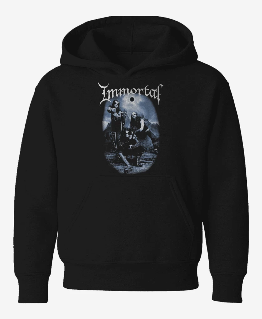 Poleron de niño Negro de Immortal Band