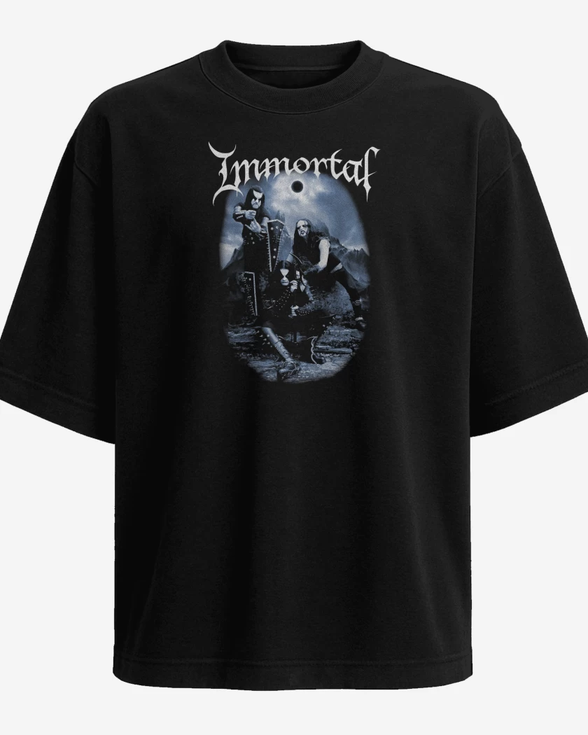 Polera Oversize Immortal Band