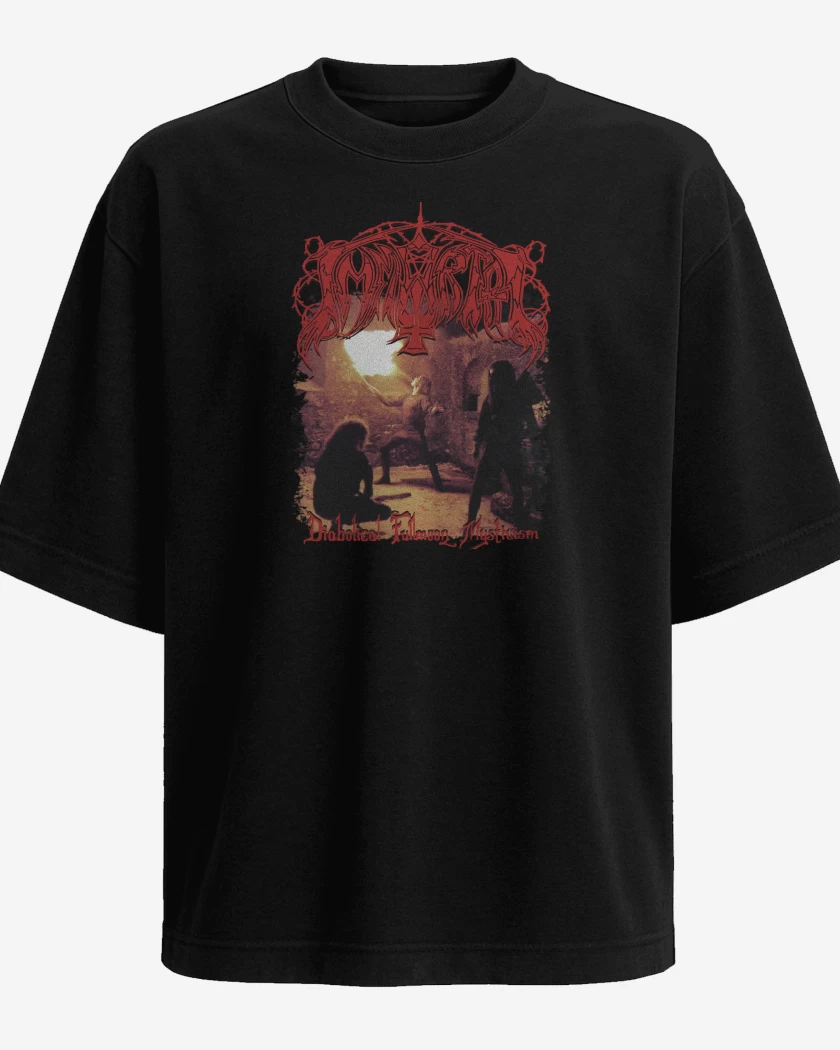 Polera Oversize Immortal Diabolical Fullmoon Mysticism