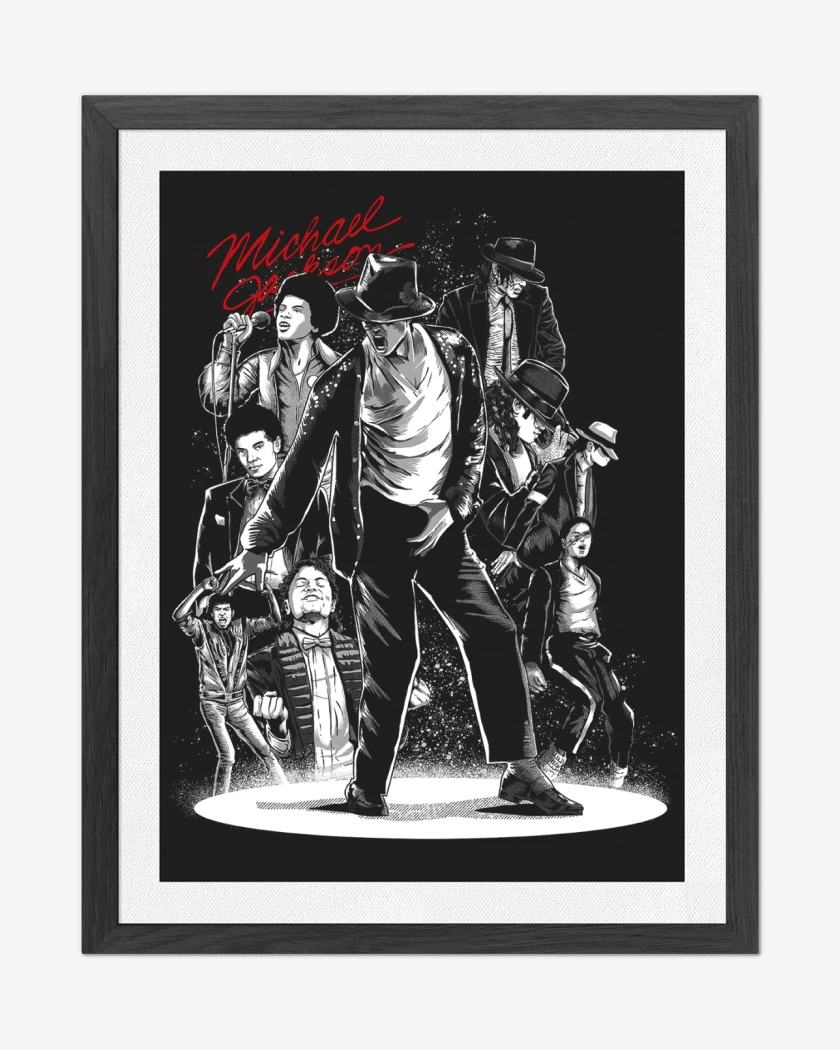 Cuadro decorativo Negro de Michael Jackson Hehe