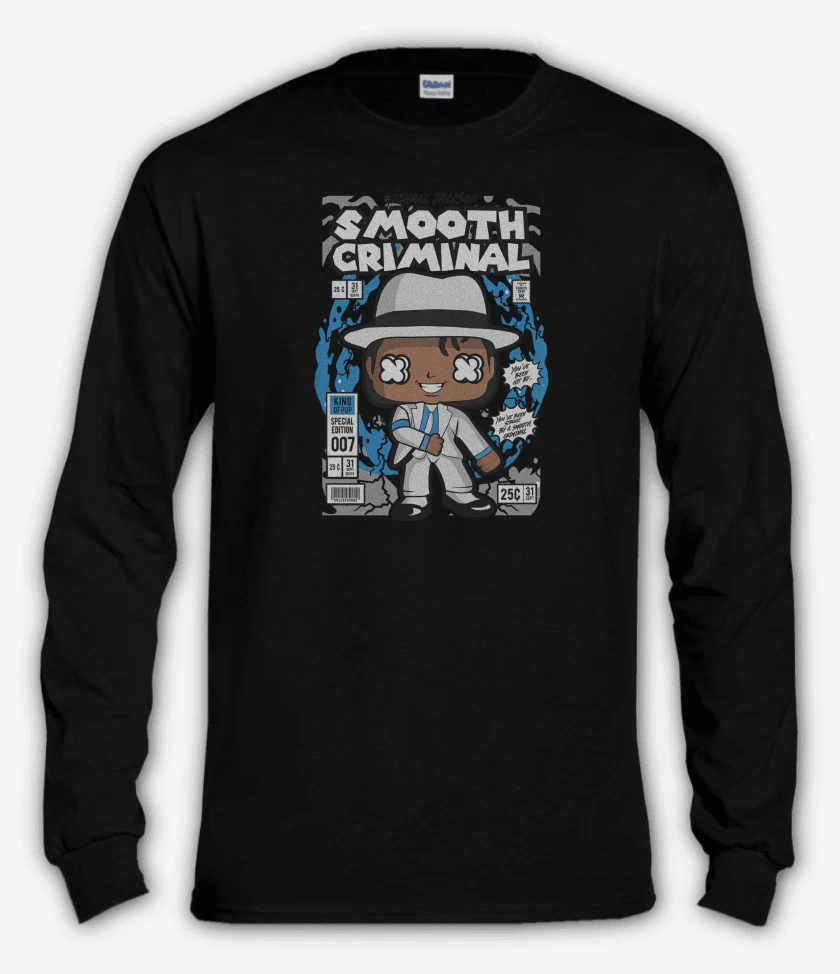 Polera manga larga Negro de Michael Jackson Funko