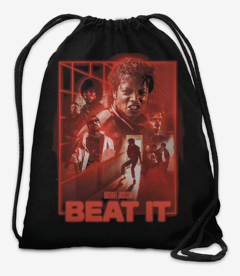 Mochila Negro de Michael Jackson Beat It