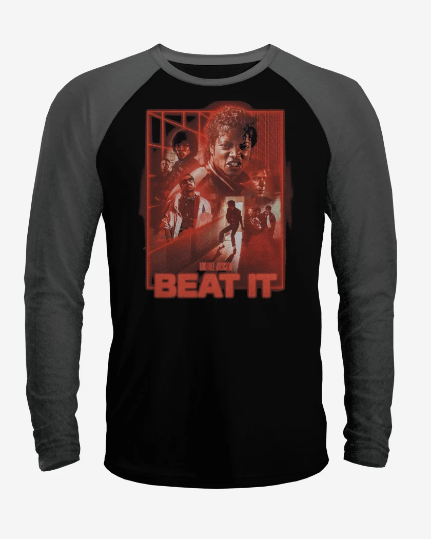 Polera Raglan Michael Jackson Beat It