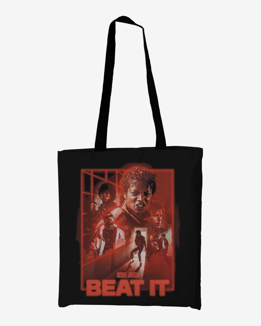 Totebag Negro de Michael Jackson Beat It