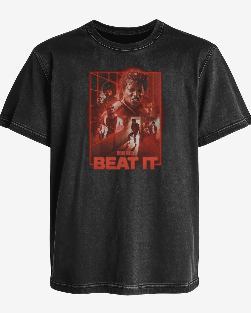 Polera desgastada Michael Jackson Beat It