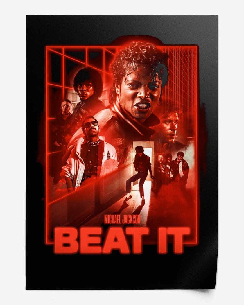 Print Michael Jackson Beat It