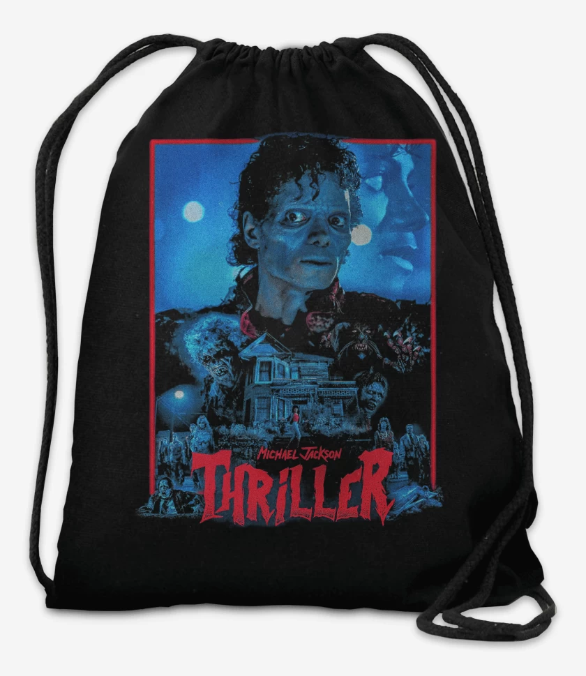 Mochila Negro de Michael Jackson Thriller
