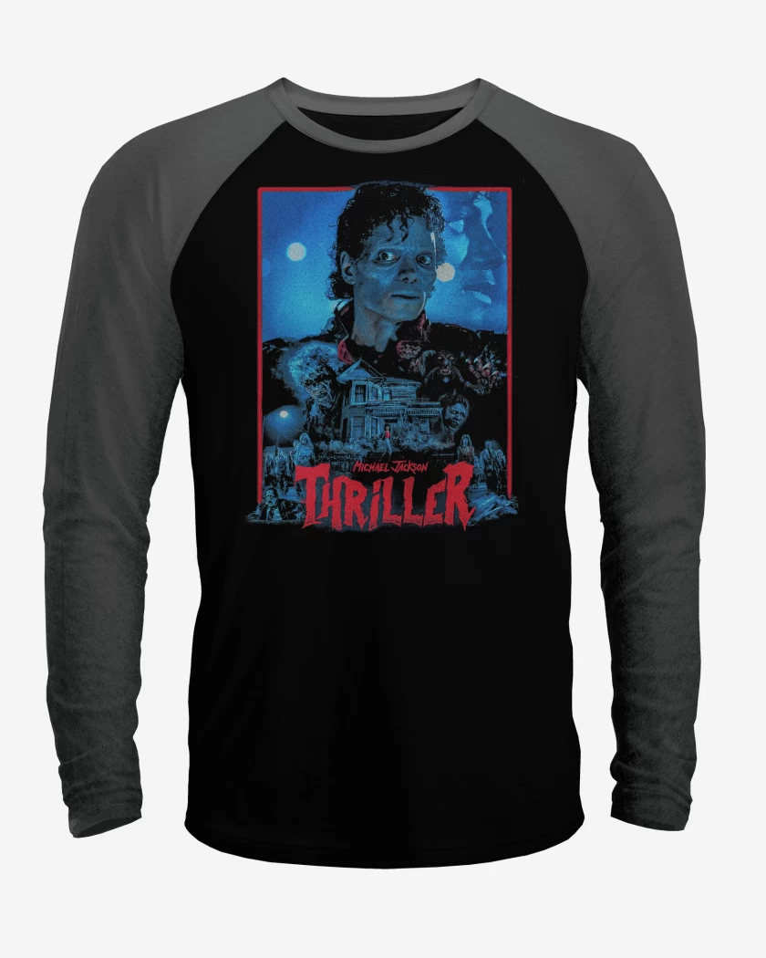 Polera Raglan Michael Jackson Thriller