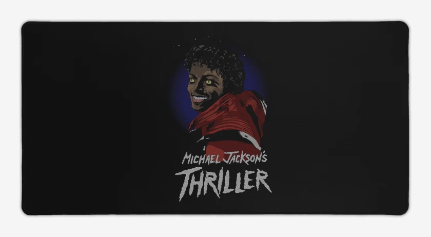 Mouse pad Gamer Negro de MJ Thriller