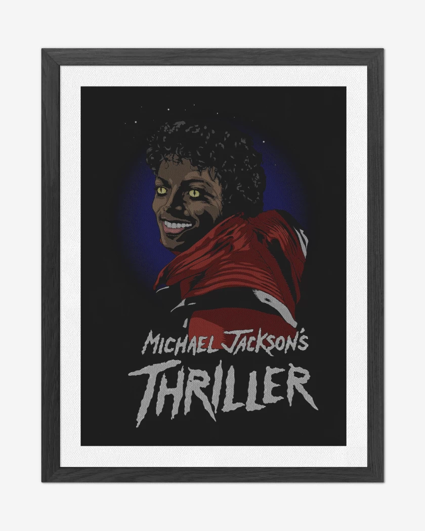 Cuadro decorativo Negro de MJ Thriller