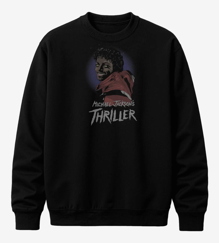 Poleron polo Negro de MJ Thriller
