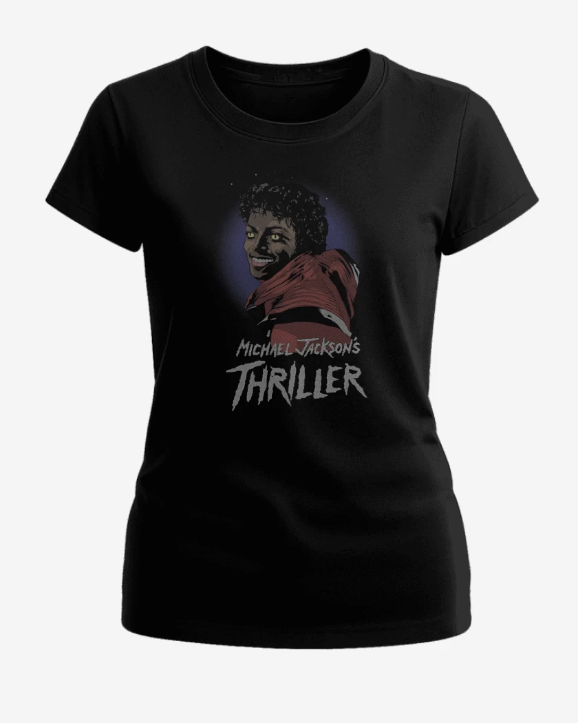 Polera de Mujer Negro de MJ Thriller