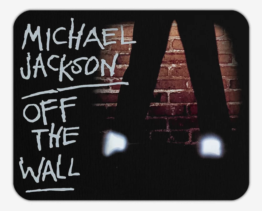 Mousepad Negro de Michael Jackson Off the Wall