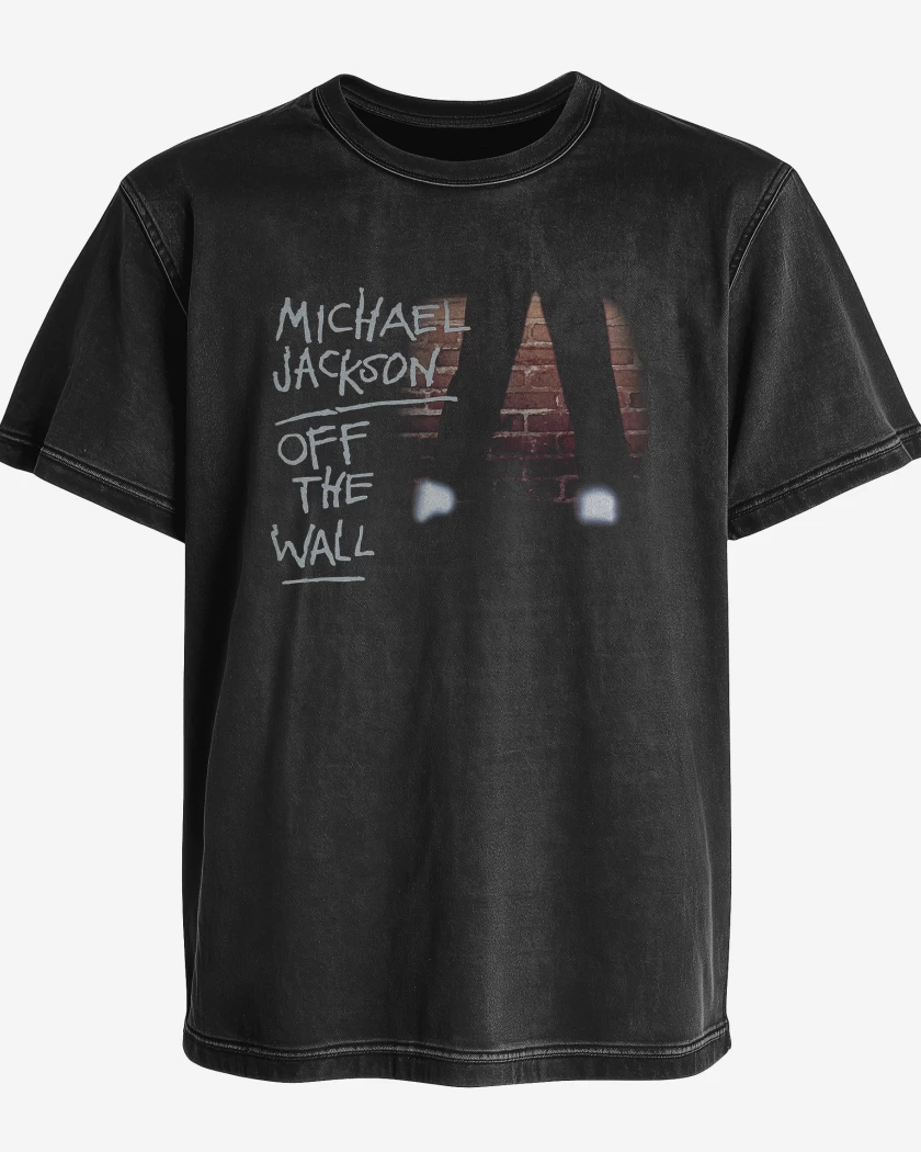 Polera desgastada Michael Jackson Off the Wall