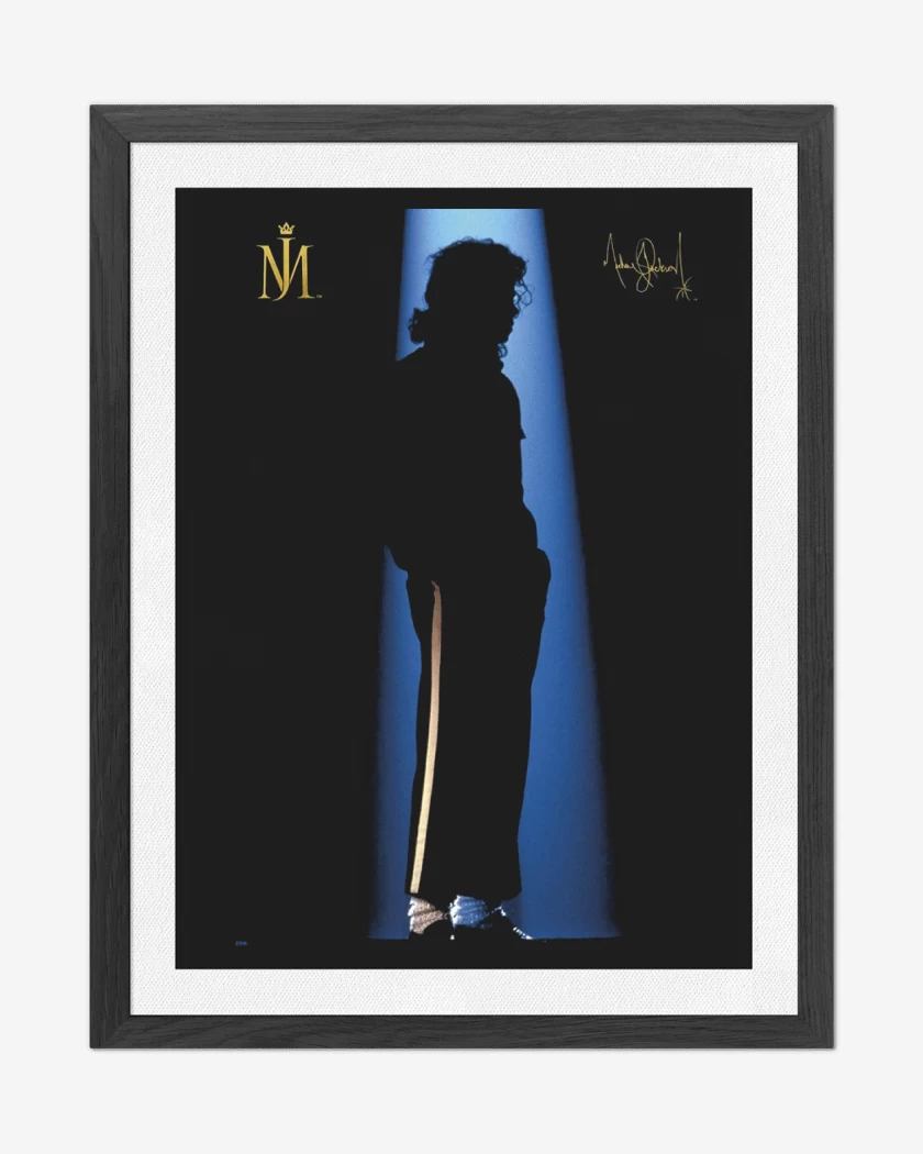Cuadro decorativo Negro de Michael Jackson MJ