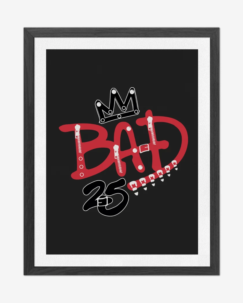 Cuadro decorativo Michael Jackson Bad 25 Years