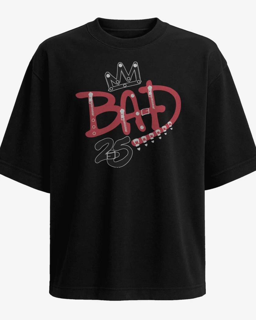 Polera Oversize Michael Jackson Bad 25 Years