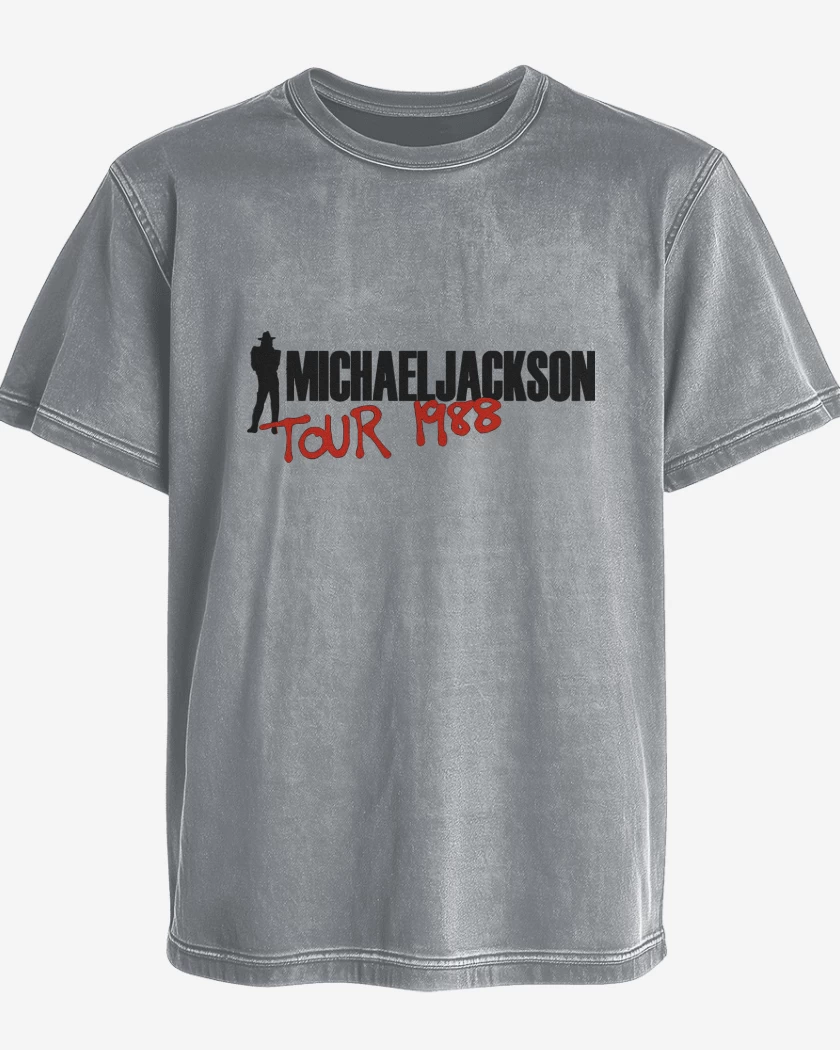Polera desgastada Michael Jackson Tour 88